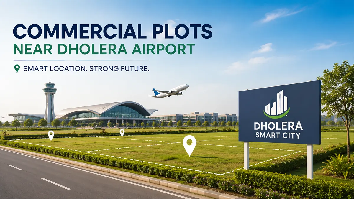 Why Commercial Plots Near Dholera Airport Are in High Demand